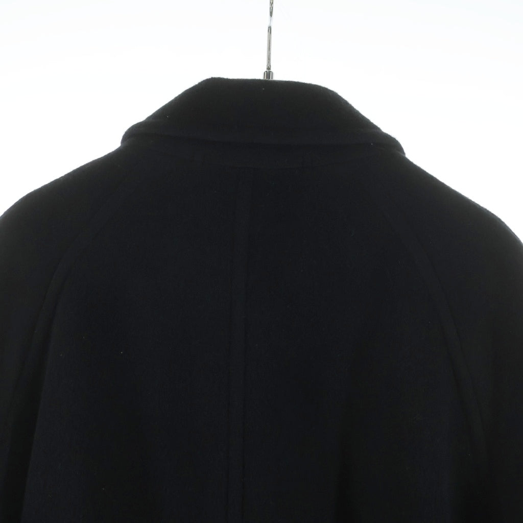 AURALEE(オーラリー) 22AW CASHMERE WOOL MOSSER SOUTIEN COLLAR COAT カシミヤ ウール モッサ サテン ステンカラーコート ブラック A22AC01MC