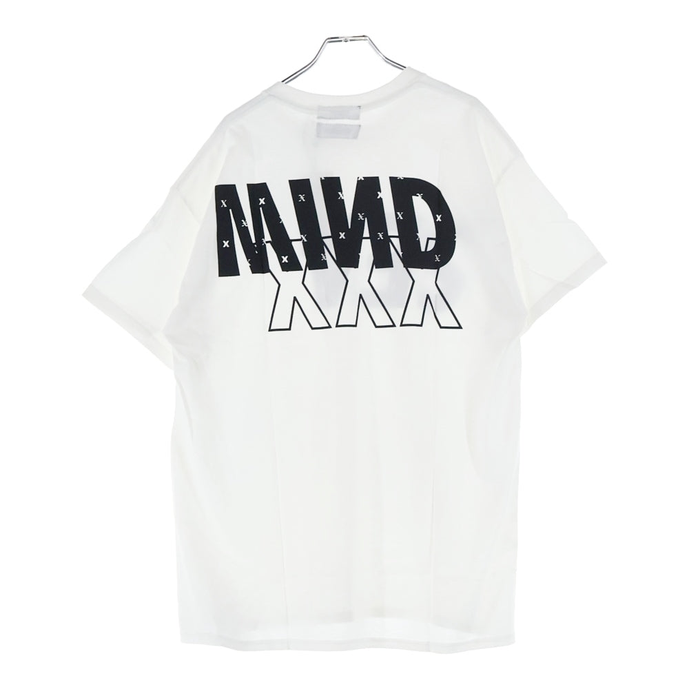WIND AND SEA(ウィンダンシー) ×GOD SELECTION XXX WDS monogram T-SHIRT ゴッドセレクション モノグラム ロゴプリント クルーネック 半袖Tシャツ カットソー ホワイト XXX-WDS-05