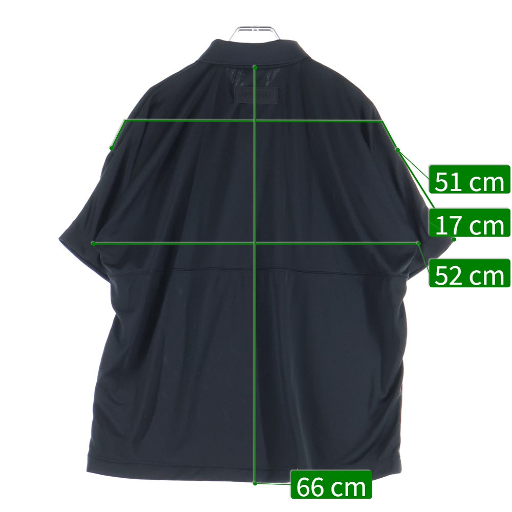 SOPH.(ソフネット) ×F.C.R.B. 胸ロゴデザイン カットソー 半袖ポロシャツ ブラック FCRB-240010