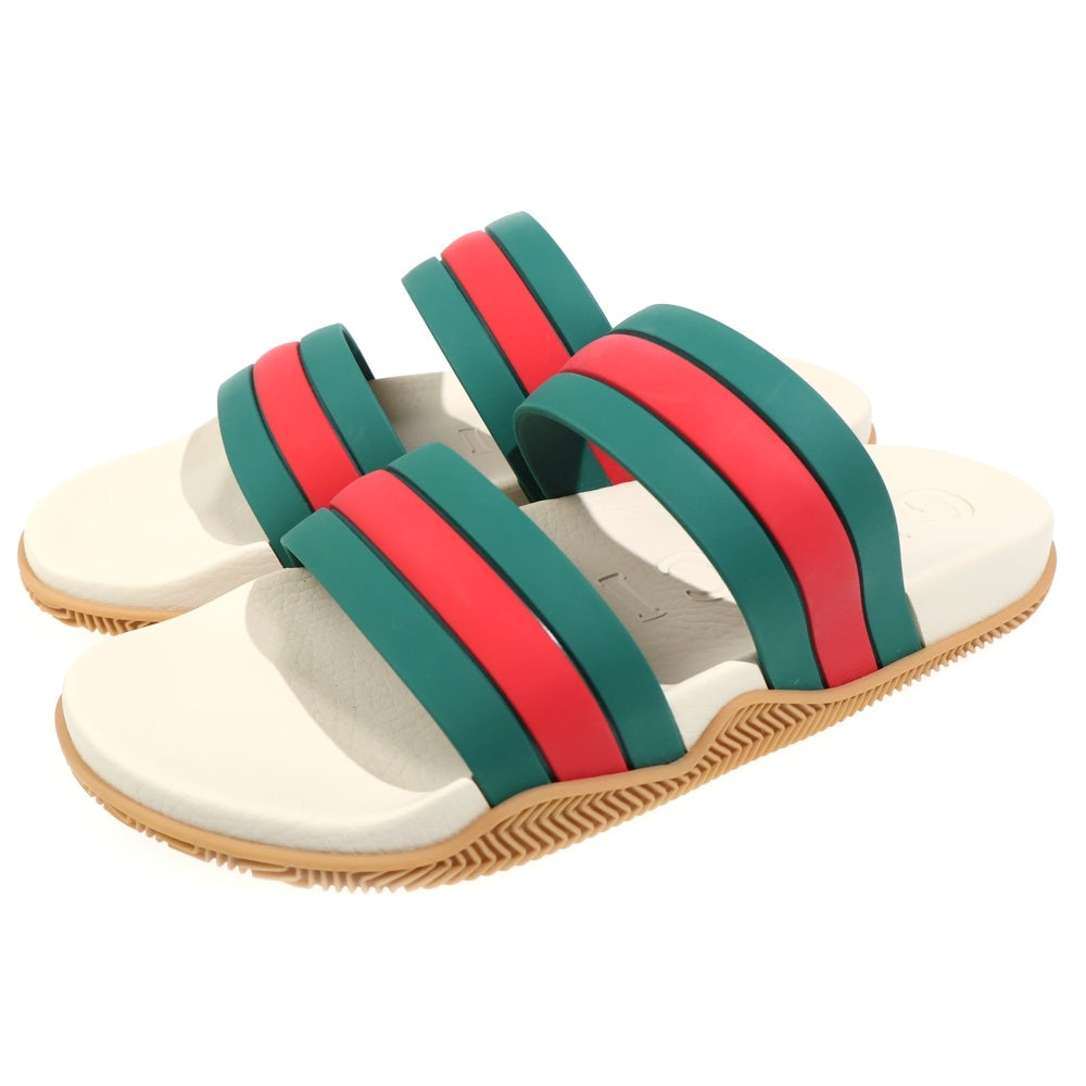 GUCCI(グッチ) シェリーライン ラバーソール スライドサンダル ベージュ 692381
