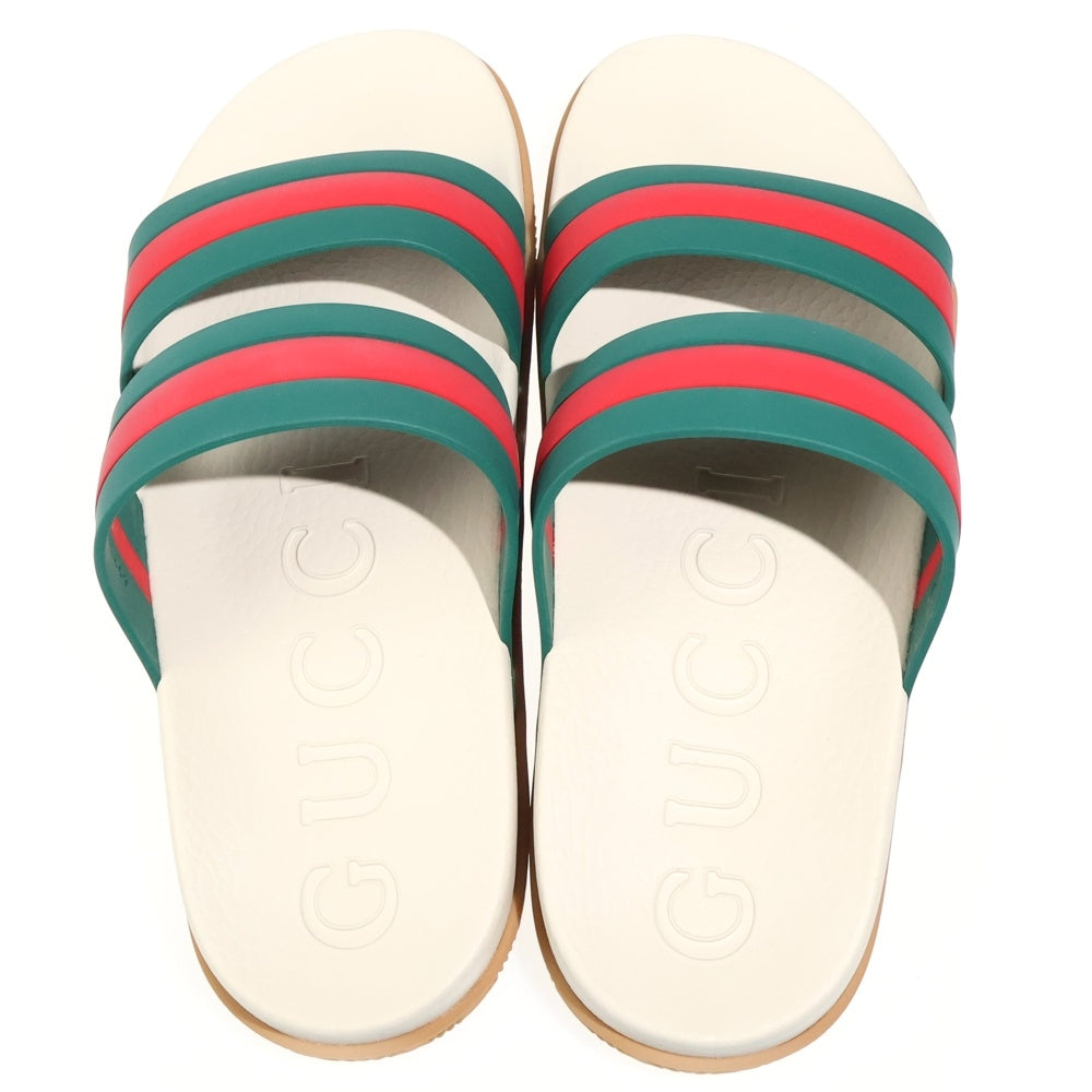 GUCCI(グッチ) シェリーライン ラバーソール スライドサンダル ベージュ 692381