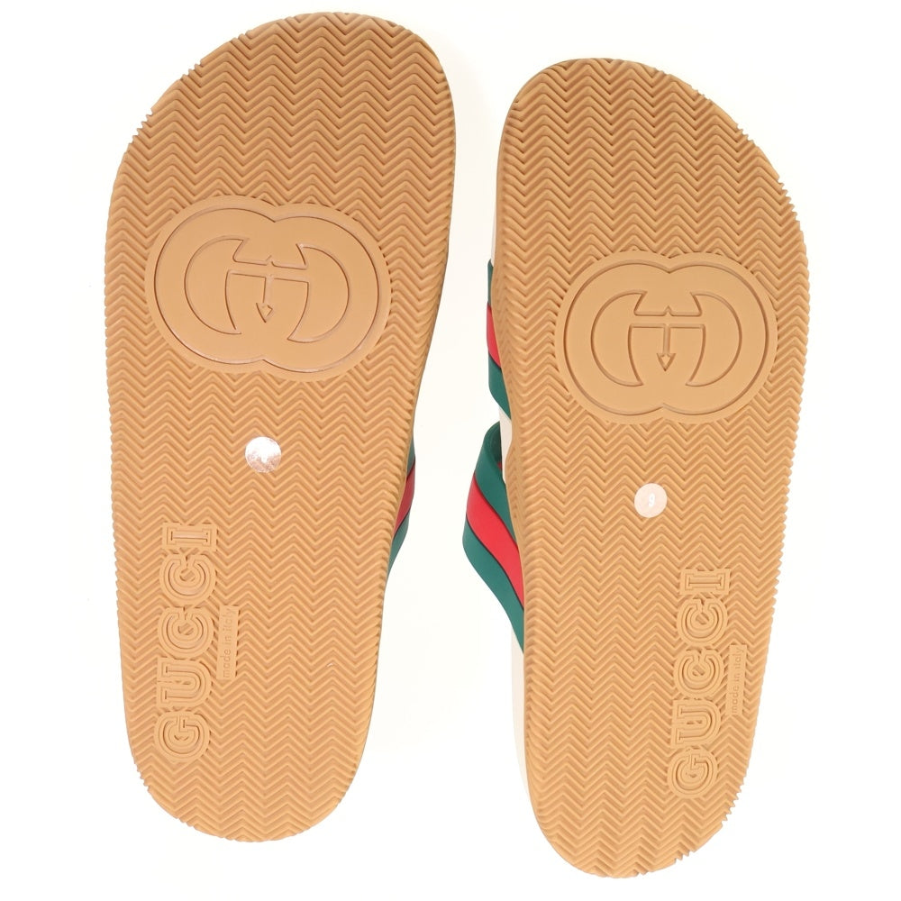 GUCCI(グッチ) シェリーライン ラバーソール スライドサンダル ベージュ 692381