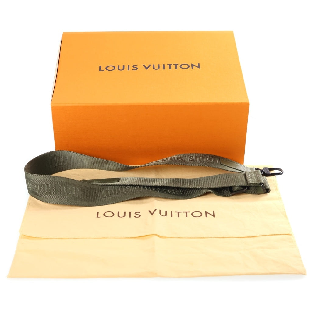 LOUIS VUITTON(ルイヴィトン) ダモフラージュ 2WAYハンドバッグ ショルダーバッグ カーキグリーン PVCレザー M24449 ブラック金具