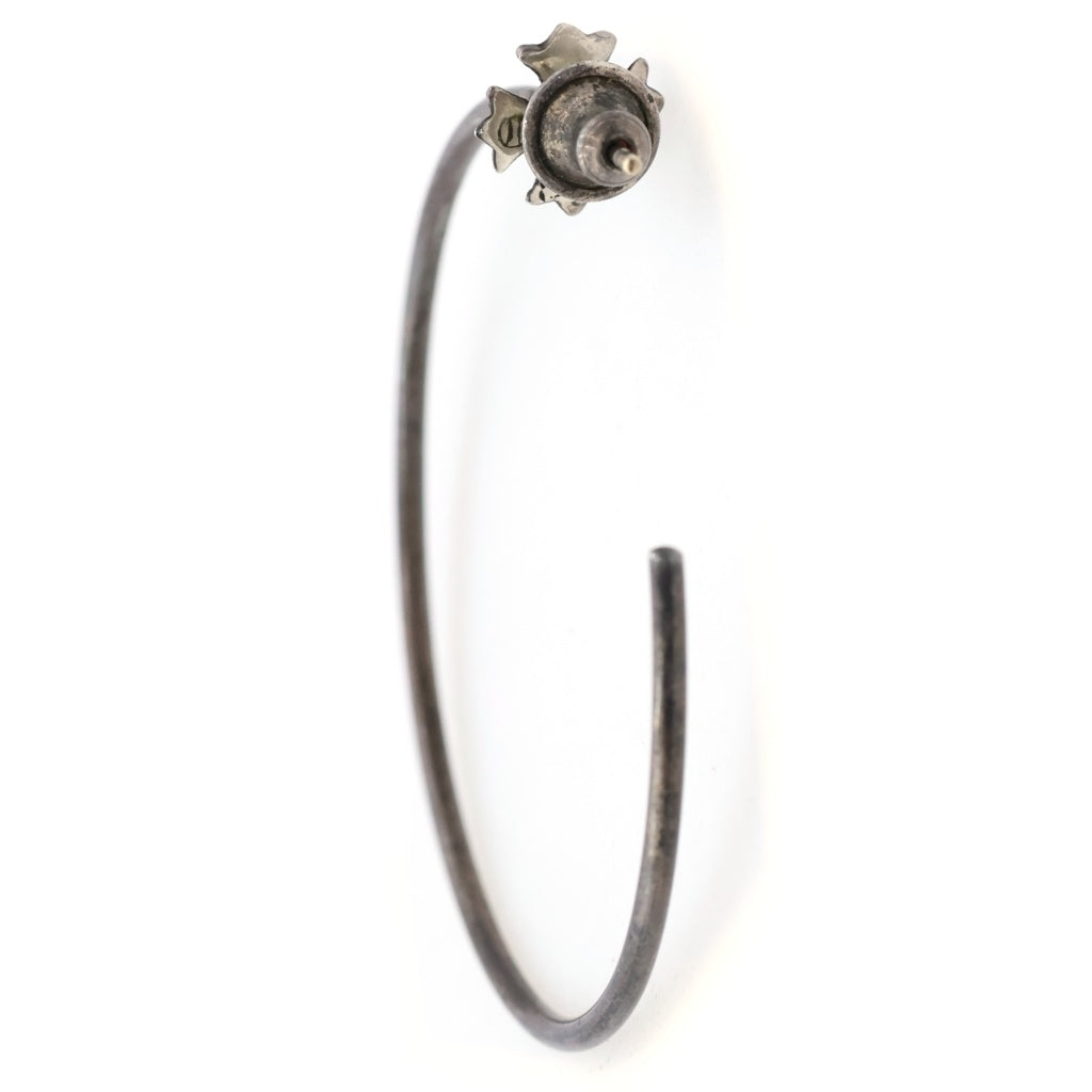 CHROME HEARTS(クロムハーツ) HOOP CH PLS CHプラス フープ ピアス シルバー BCA099