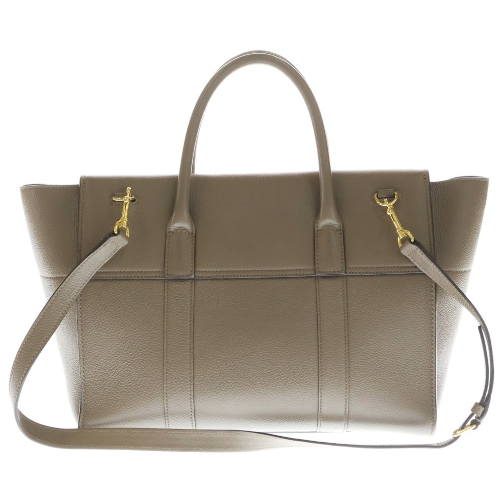 Mulberry(マルベリー) ベイズウォーター 2WAY ハンドバッグ ショルダーバッグ ベージュ系 レザー レディース