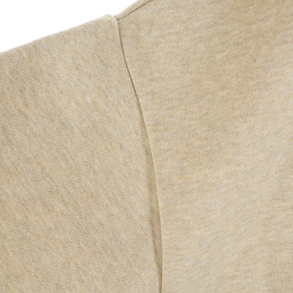 FEAR OF GOD ESSENTIALS(フィアオブゴッド エッセンシャルズ) HOODIE ラバーロゴ プルオーバースウェットパーカー フーディー ベージュ