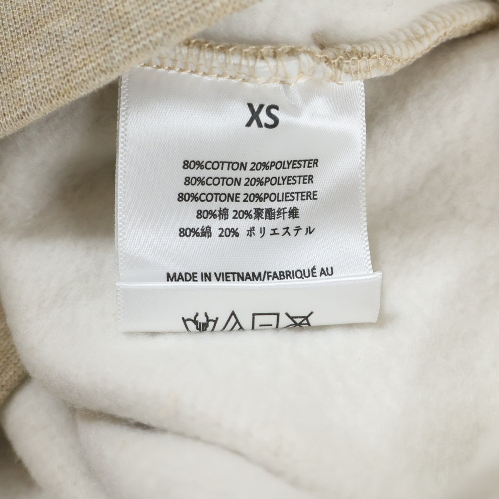 FEAR OF GOD ESSENTIALS(フィアオブゴッド エッセンシャルズ) HOODIE ラバーロゴ プルオーバースウェットパーカー フーディー ベージュ