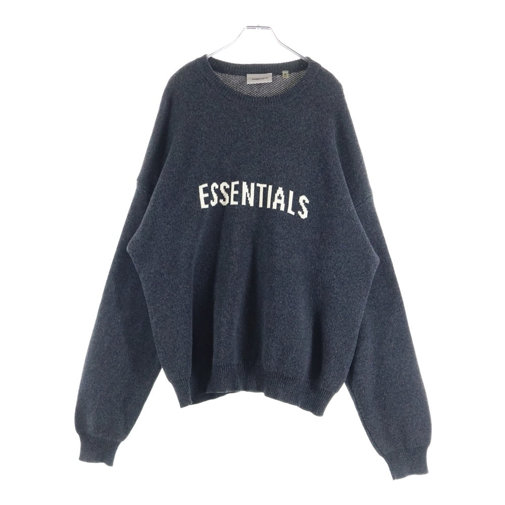 ESSENTIALS FEAR OF GOD(エッセンシャル フィアオブゴッド) ロゴ クルーネック セーター ニット グレー