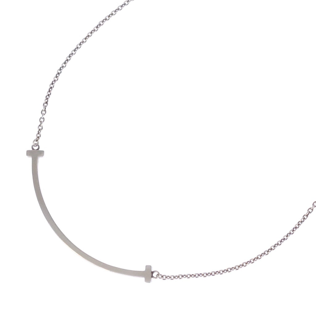 TIFFANY & Co.(ティファニー) Tスマイル ネックレス ペンダント チェーン シルバー Ag925 レディース