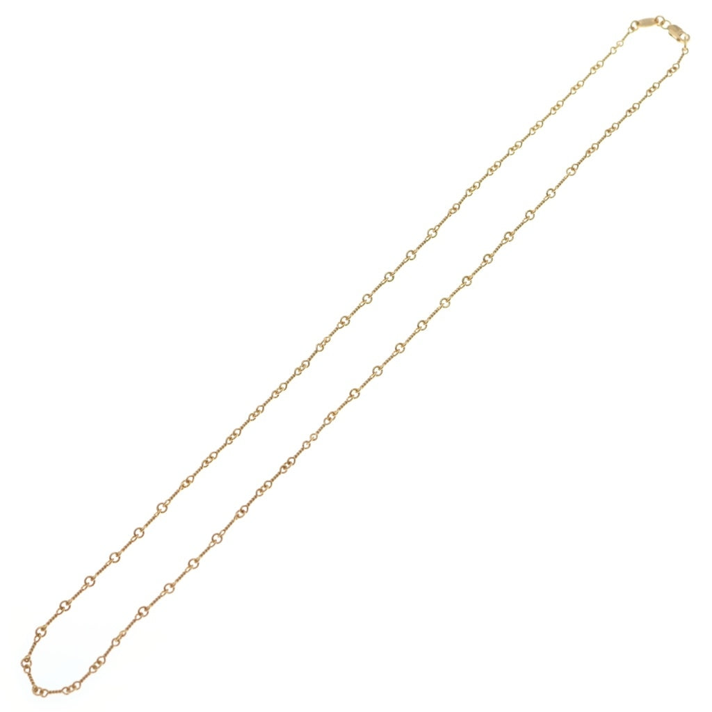 CHROME HEARTS(クロムハーツ) 22K NECKCHAIN T20 ツイストチェーンネックレス 20inch ゴールド BCA015