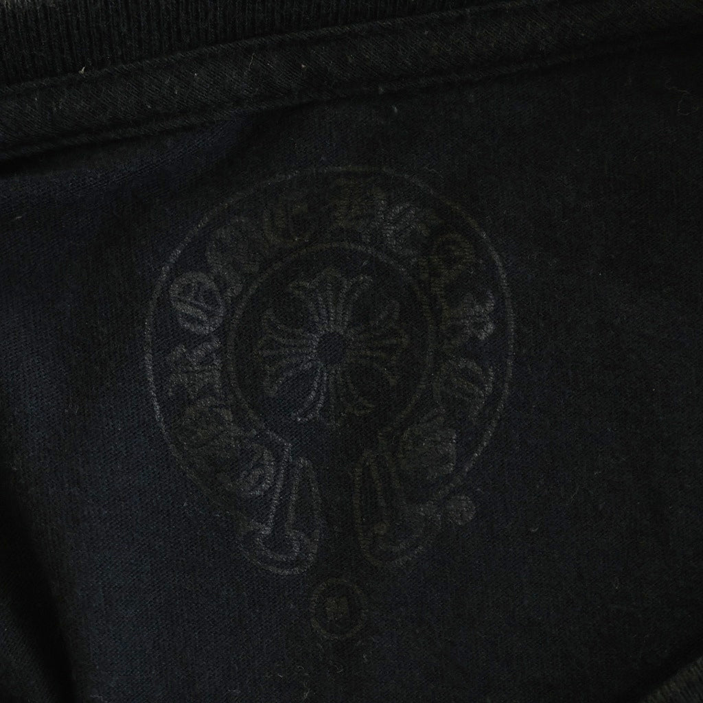 CHROME HEARTS(クロムハーツ) バック3モチーフ ホースシュー 半袖Tシャツ カットソー ブラック