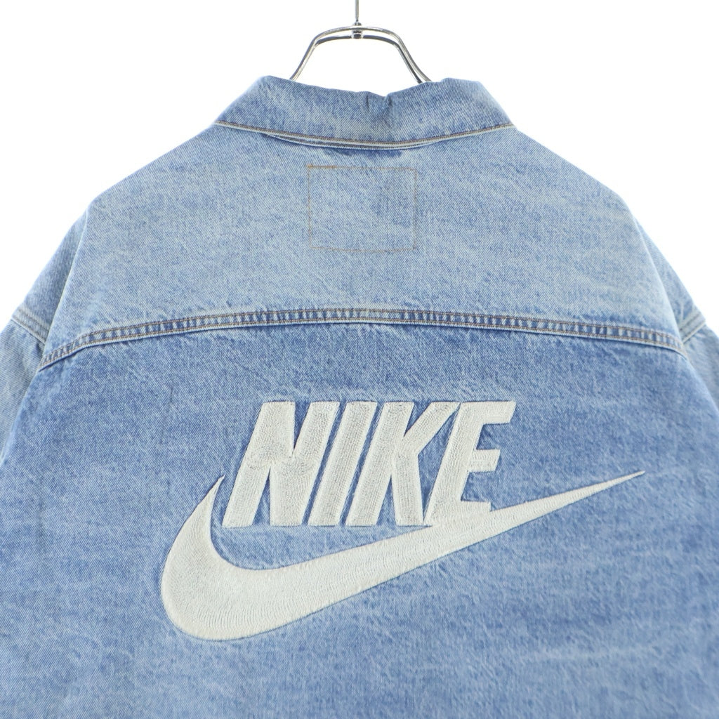 Levi's(リーバイス) × NIKE Denim Trucker Jacket ナイキ ロゴエンブロイダリー デニム トラッカージャケット インディゴ PC9-002TM-0000