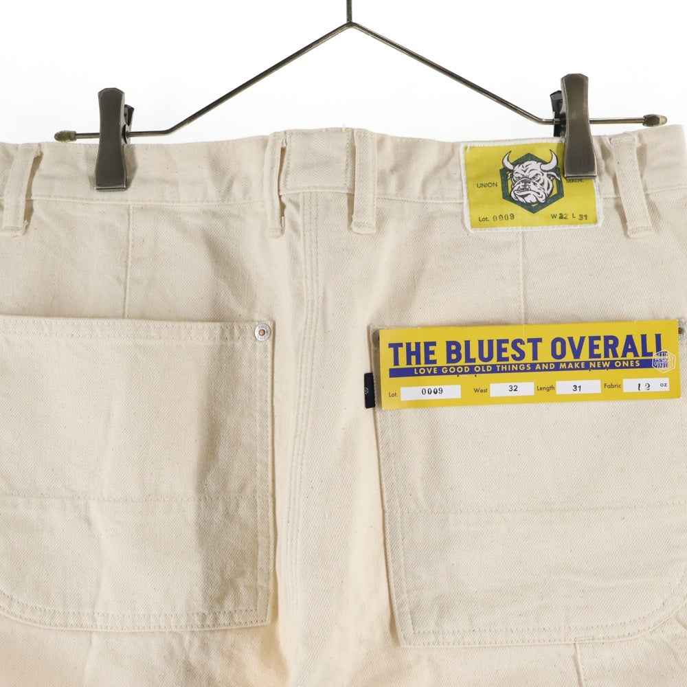 UNION(ユニオン) THE PAINTER PANTS パッチロゴデザイン ジップアップ ペインターパンツ ホワイト TB0-0009