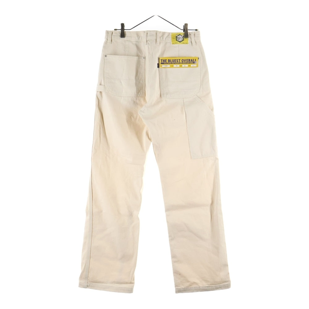 UNION(ユニオン) THE PAINTER PANTS パッチロゴデザイン ジップアップ ペインターパンツ ホワイト TB0-0009