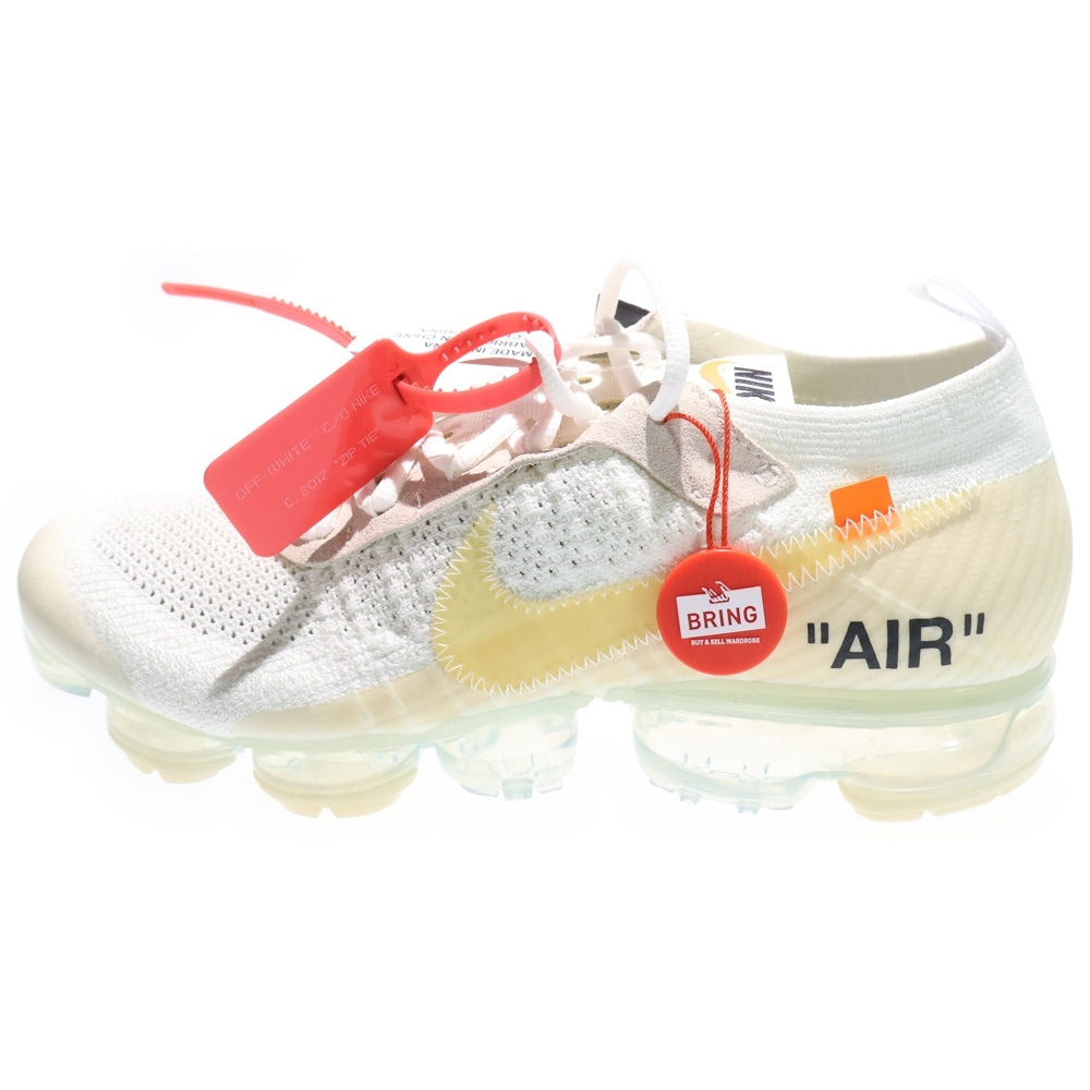 NIKE(ナイキ) ×OFF-WHITE THE 10 AIR VAPORMAX FK オフホワイト ザテン エアヴェイパーマックス フライニット ローカットスニーカー ホワイト US10/28cm AA3831-100