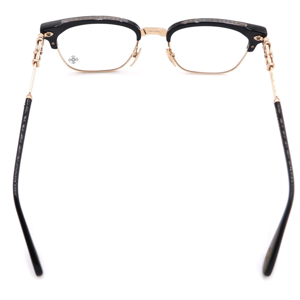 CHROME HEARTS(クロムハーツ) BONENNOISSEUR ボーネノワスール メガネ 眼鏡 アイウェア テンプルCHクロス ブラック