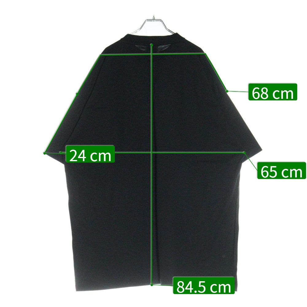 BALENCIAGA(バレンシアガ) オーバーサイズ コットン モックネック カットソー 半袖Tシャツ ブラック 724509 TNVL8