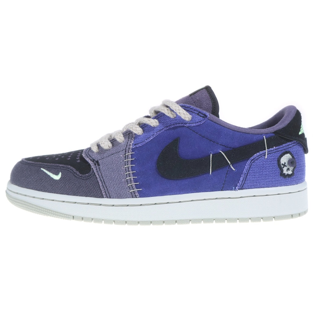 NIKE(ナイキ) ×ZION WILLIAMSON AIR JORDAN 1 RETRO LOW OG IH2309-500 ×ザイオン・ウィリアムソン エアジョーダン1 ローカットスニーカー ブルー/パープル US9/27.0cm