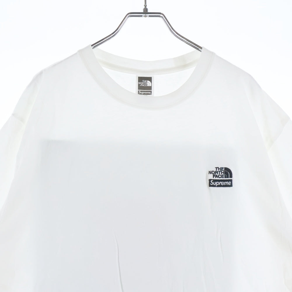 SUPREME(シュプリーム) 22SS ×THE NORTH FACE Bandana Tee ノースフェイス バンダナ 半袖Tシャツ カットソー ホワイト/グリーン SP22-17002