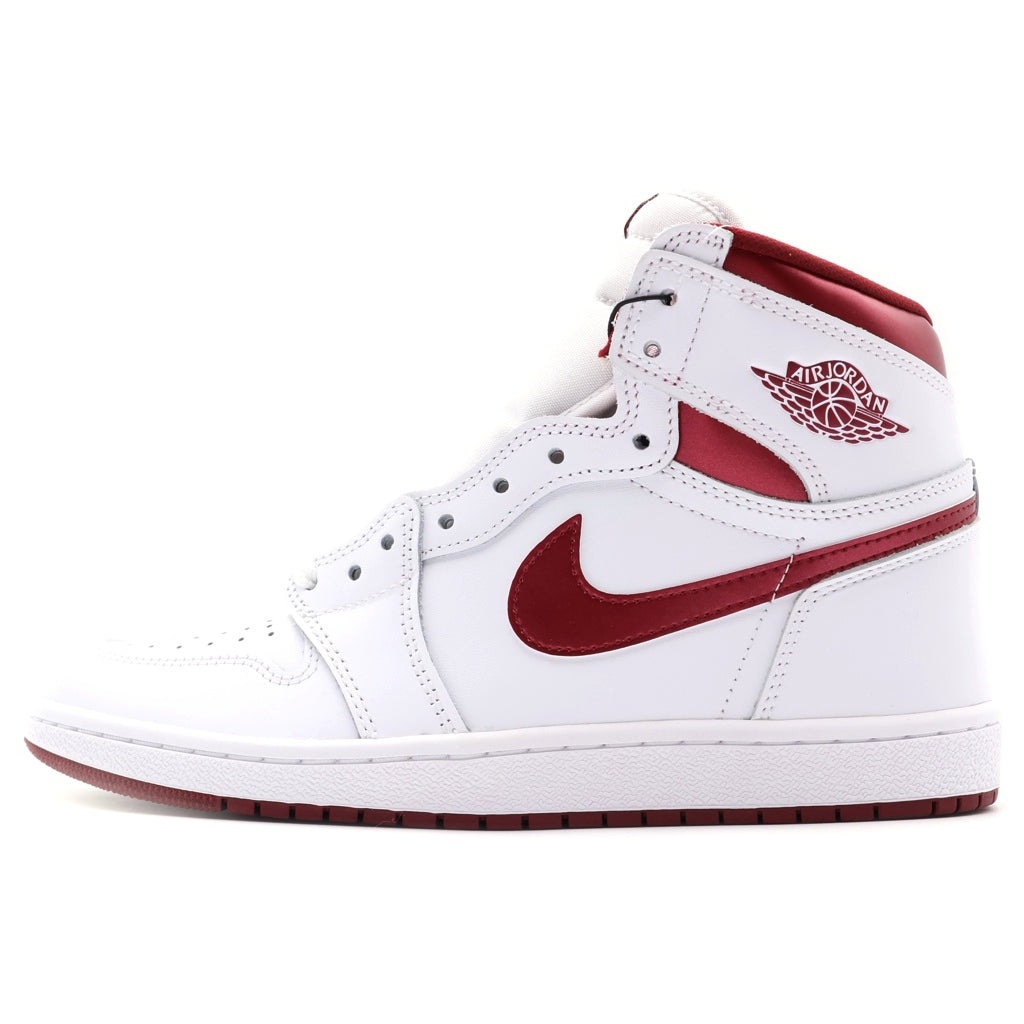 NIKE(ナイキ) AIR JORDAN 1 HIGH 85 METALLIC BURGUNDY BQ4422-161 エアジョーダン1 85 ハイカットスニーカー メタリックバーガンディ ホワイト/レッド US9.5/27.5cm