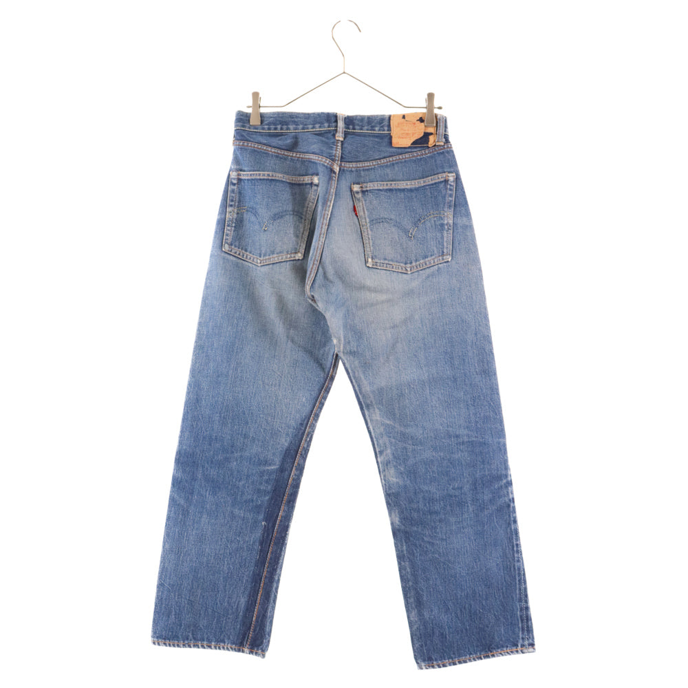 Levi's(リーバイス) 60s 501XX BIG-E 両面均等V S刻印 紙パッチギャラ無し デニムパンツ インディゴブルー