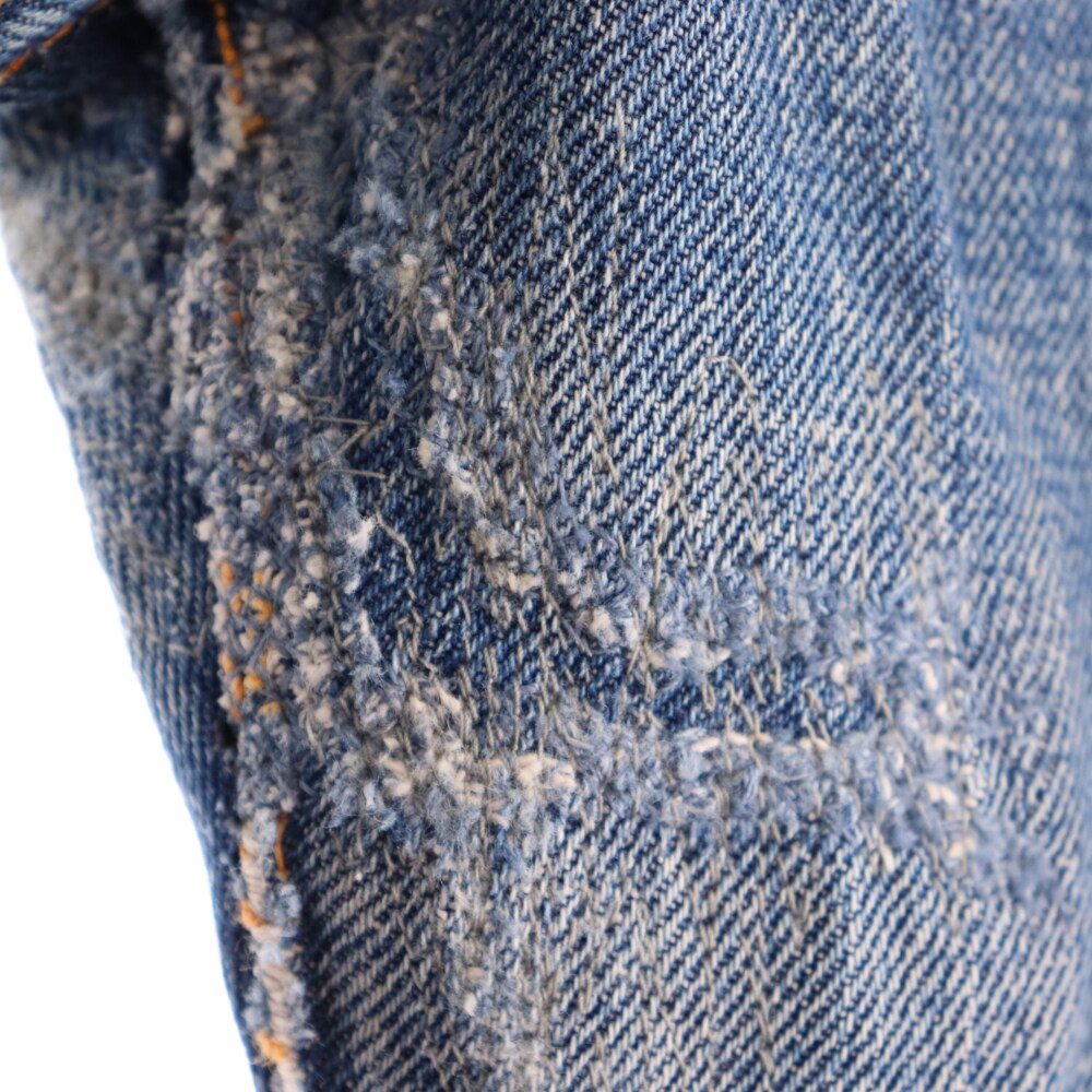 Levi's(リーバイス) 60s 501XX BIG-E 両面均等V S刻印 紙パッチギャラ無し デニムパンツ インディゴブルー