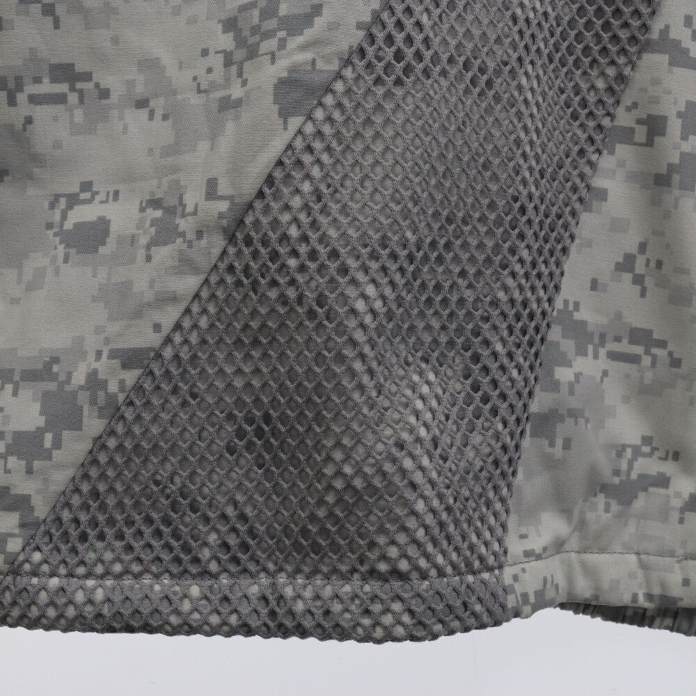 FFFPOSTALSERVICE(トリプルエフポスタルサービス) SSENSE限定 オフホワイトカモ バラクラバ付き パラシュート ジップアップジャケット