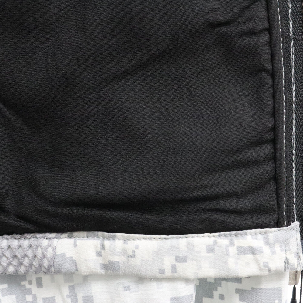 FFFPOSTALSERVICE(トリプルエフポスタルサービス) SSENSE限定 オフホワイトカモ バラクラバ付き パラシュート ジップアップジャケット