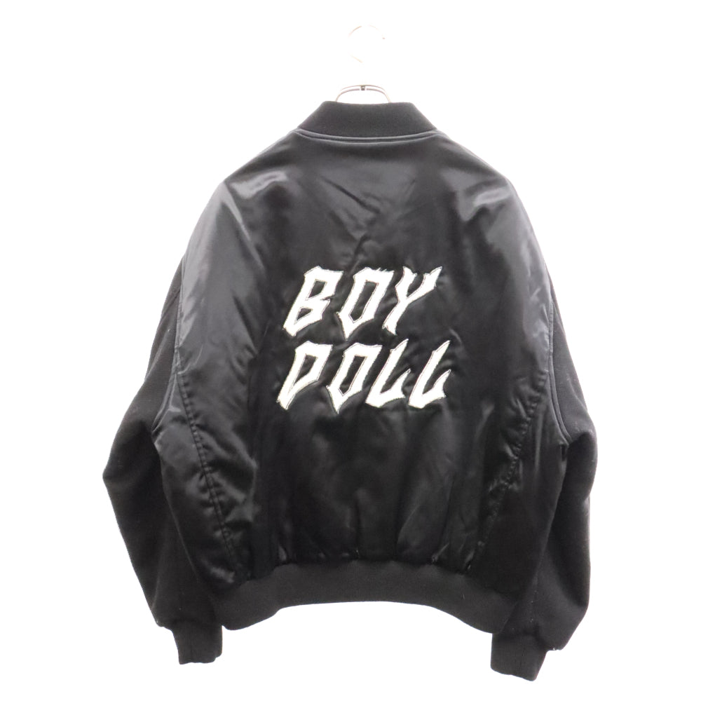 CELINE(セリーヌ) 22AW BOY DOLL TEDDY JACKET 2W750048S ボーイドール テディ サテン ウールジャケット ブラック