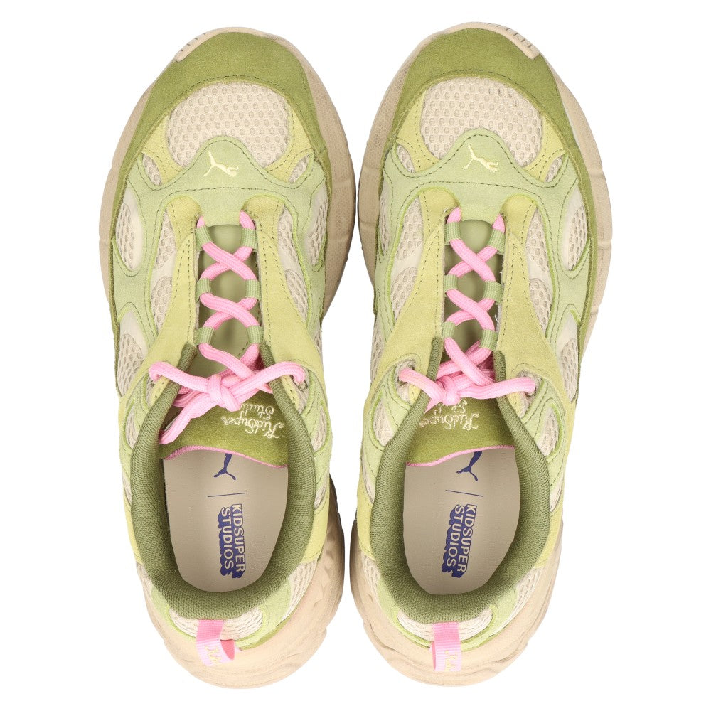 PUMA(プーマ) Kid Super × Puma Velophasis NU Olive Green 396778-01 ×キッドスーパー ヴェロファシスト NU ローカットスニーカー オリーブグリーン US8.5/26.5cm