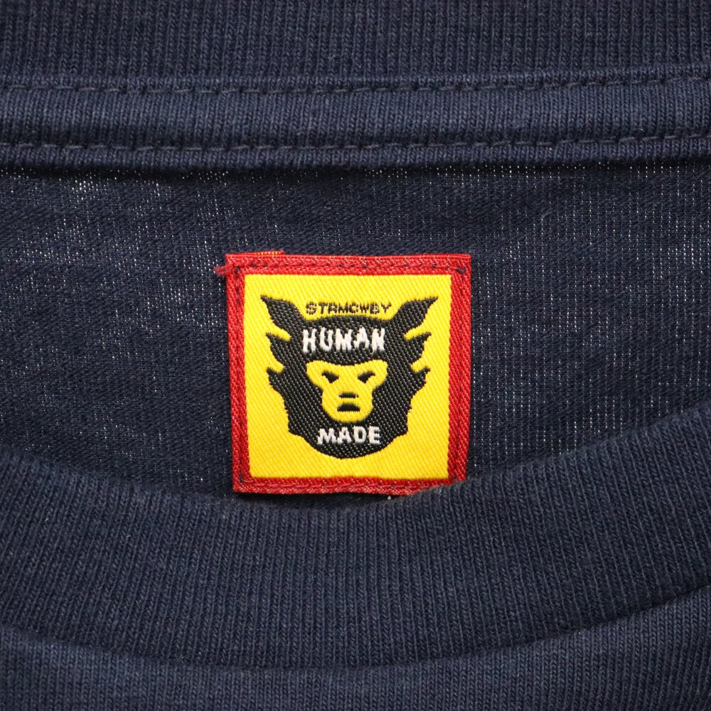 HUMAN MADE(ヒューマンメイド) 23AW DAY ALLS GRAPHIC L/S T-SHIRT グラフィック長袖Tシャツ ロンT ネイビー