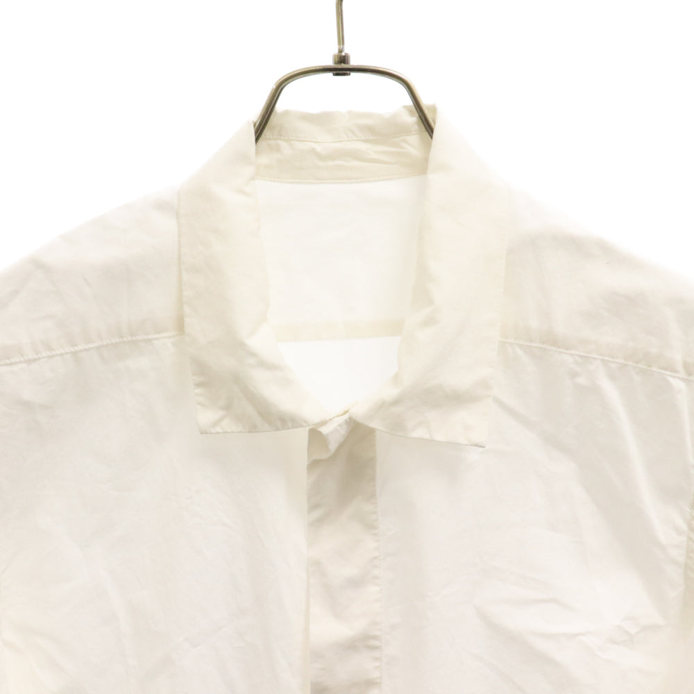Rick Owens(リックオウエンス) 20AW PERFORMA OFFICE SHIRT オアフォーマオフィス長袖シャツ RU20F3299-P ホワイト