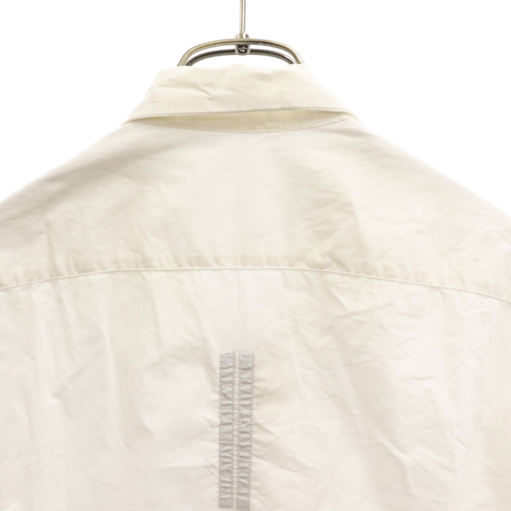 Rick Owens(リックオウエンス) 20AW PERFORMA OFFICE SHIRT オアフォーマオフィス長袖シャツ RU20F3299-P ホワイト