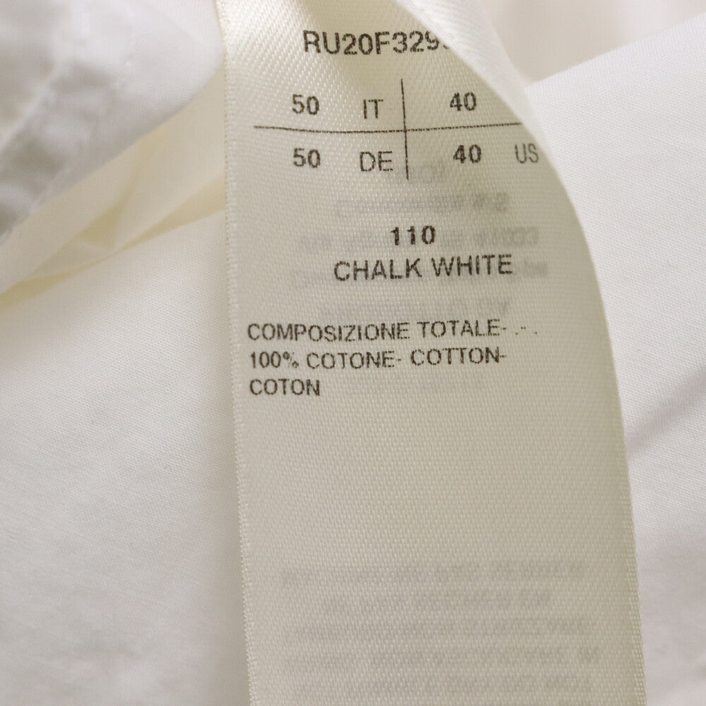 Rick Owens(リックオウエンス) 20AW PERFORMA OFFICE SHIRT オアフォーマオフィス長袖シャツ RU20F3299-P ホワイト