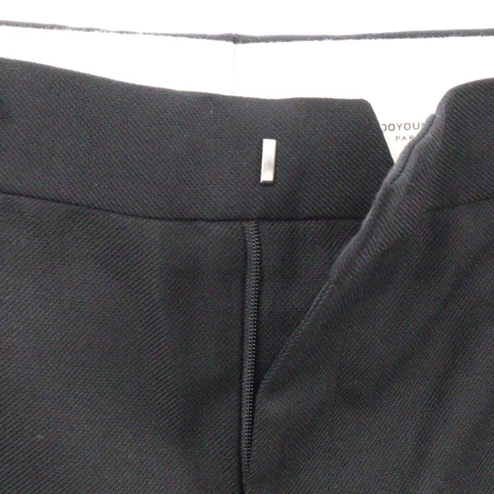 wooyoungmi(ウーヨンミ) 20AW ウールスラックスパンツ W203PT01916B ブラック