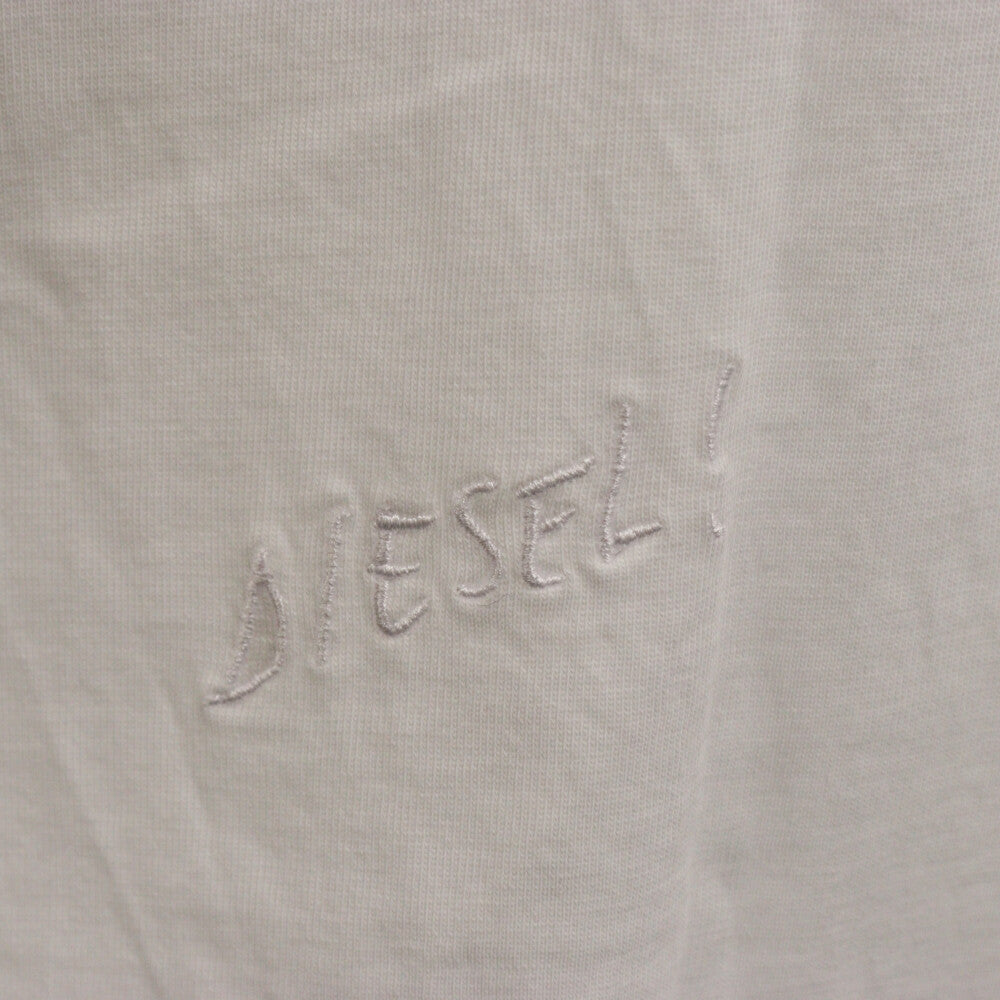 DIESEL(ディーゼル) UFO プリントクルーネック半袖Tシャツ ホワイト A03286