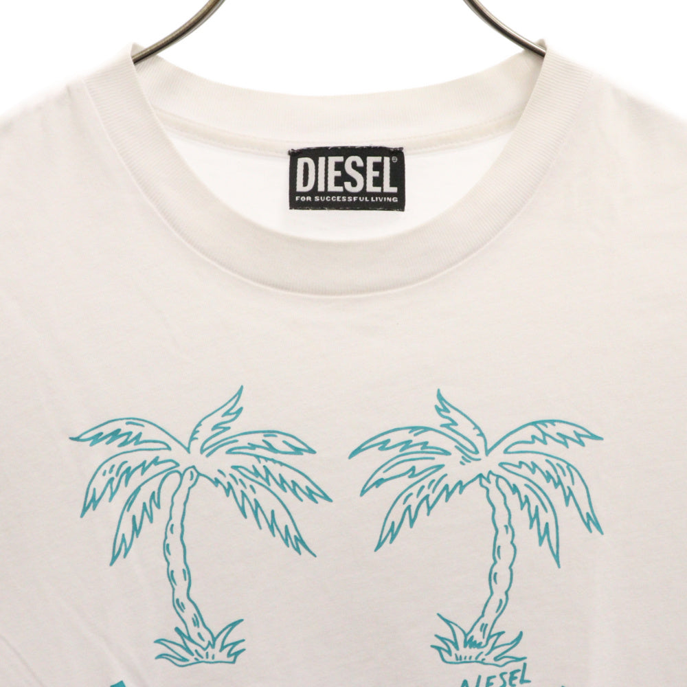 DIESEL(ディーゼル) JUST GOT REAL クルーネック半袖Tシャツ キッズ ホワイト J00568