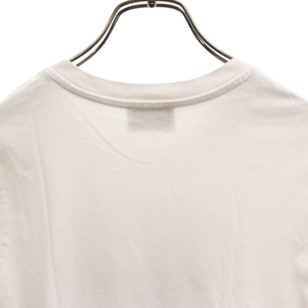 DIESEL(ディーゼル) スリムフィット DENIM DIVISION プリントクルーネック半袖Tシャツ ホワイト A10377