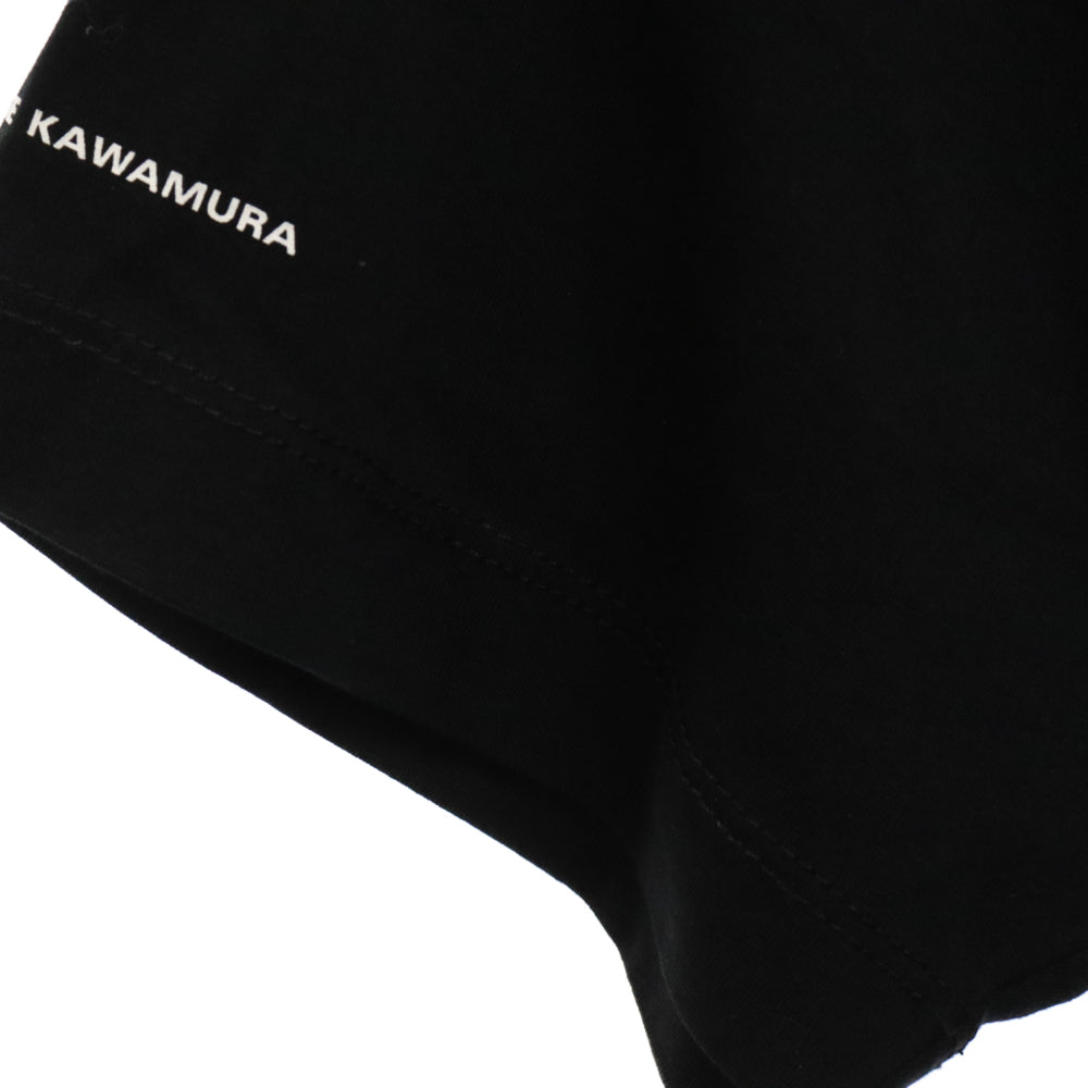 MARCELO BURLON(マルセロバーロン) CTROMUNDO TEE グラフィックプリント半袖Tシャツ CMAA018G19JER006 ブラック