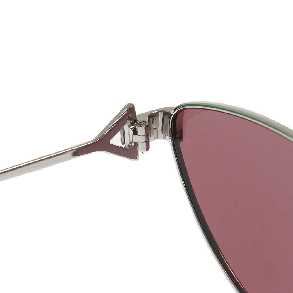 BOTTEGA VENETA(ボッテガヴェネタ) カラーレンズ キャットアイ サングラス 眼鏡 レッド VB1186S