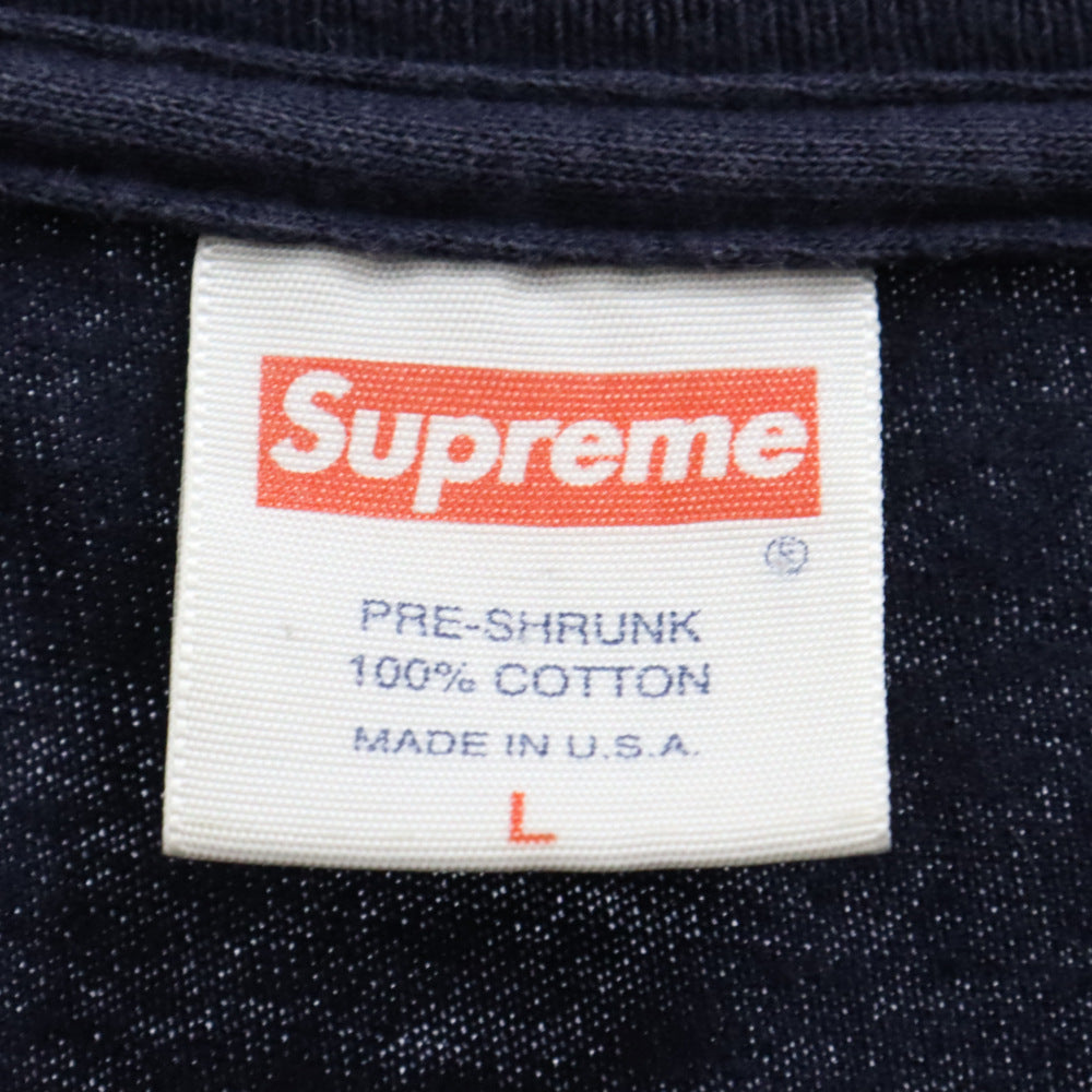 SUPREME(シュプリーム) 2003 Box Logo Tee Navy ボックスロゴ半袖Tシャツ カットソー ネイビー