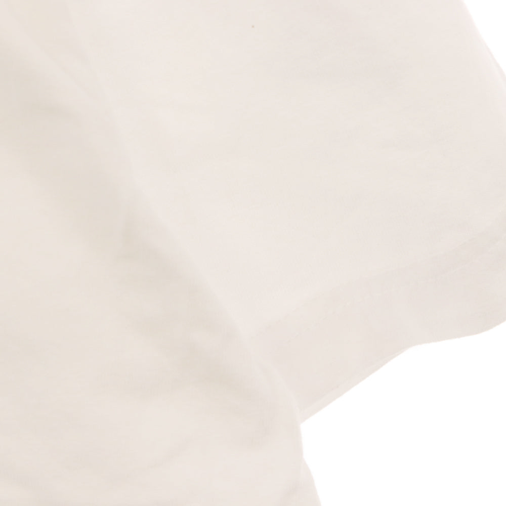 ROUGH AND RUGGED(ラフアンドラゲッド) 23AW DESIGN CT-01 ロゴプリントクルーネック半袖Tシャツ ホワイト