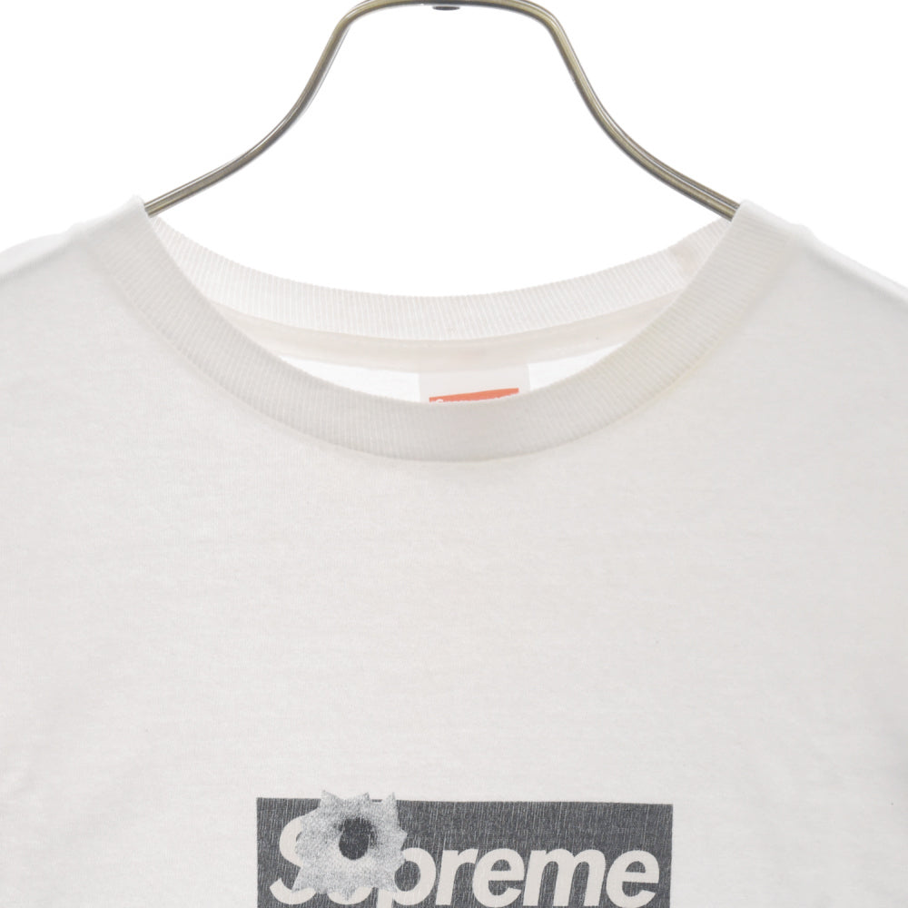 SUPREME(シュプリーム) 12AW Bullet Box Logo Tee 渋谷オープン記念 ブレットボックスロゴ半袖Tシャツ ホワイト/ブラック
