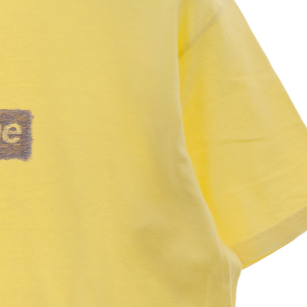 SUPREME(シュプリーム) 04SS 10th Anniversary Pen Box Logo Tee Andrei Molodkin 10周年記念 アンドレ・モロドキン ペンボックスロゴ半袖Tシャツ イエロー