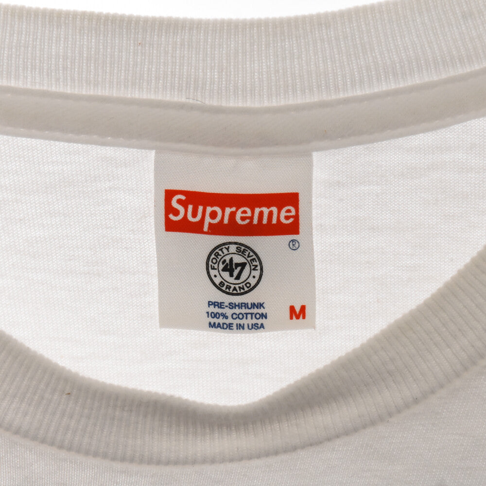 SUPREME(シュプリーム) 15SS ×New York Yankees Box Logo Tee ニューヨークヤンキース ボックスロゴ半袖Tシャツ ホワイト