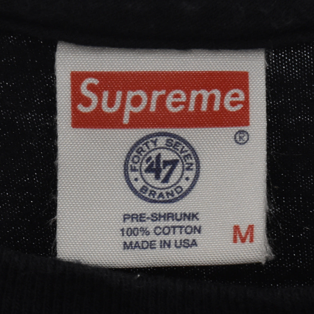 SUPREME(シュプリーム) 15SS ×New York Yankees Box Logo Tee ニューヨークヤンキース ボックスロゴ半袖Tシャツ ネイビー