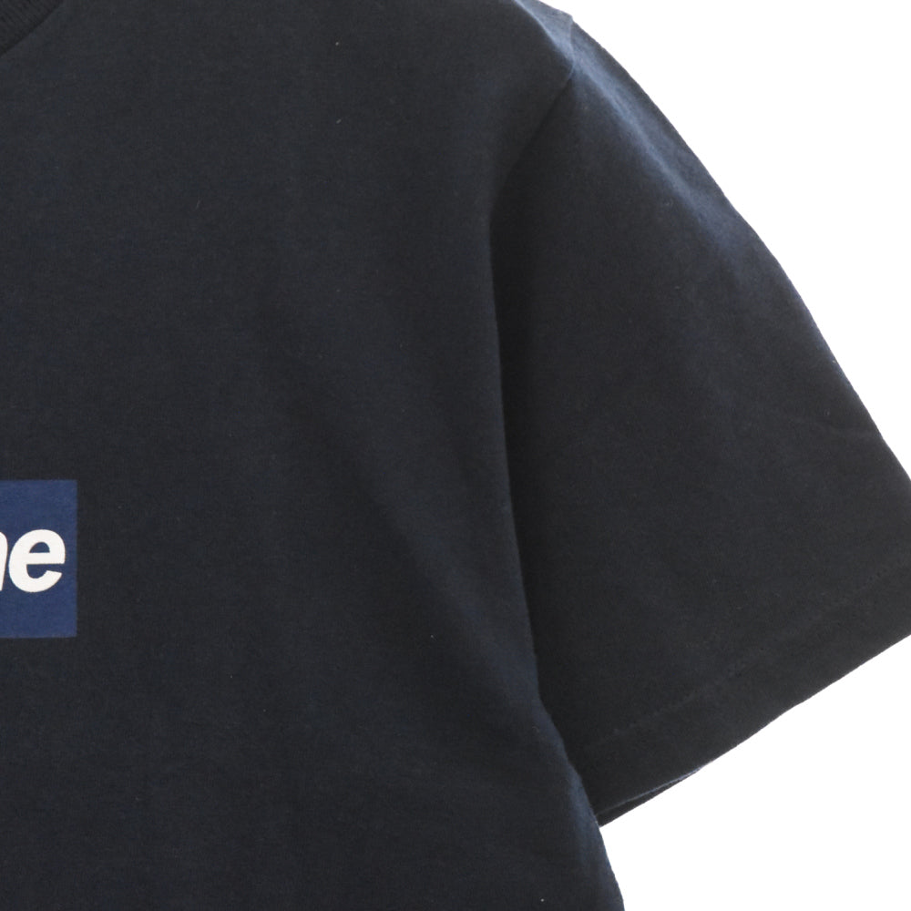SUPREME(シュプリーム) 15SS ×New York Yankees Box Logo Tee ニューヨークヤンキース ボックスロゴ半袖Tシャツ ネイビー