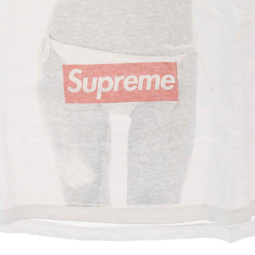 SUPREME(シュプリーム) 04SS 10th Anniversary Kate Moss Tee 10周年記念 ケイトモス プリント半袖Tシャツ ホワイト