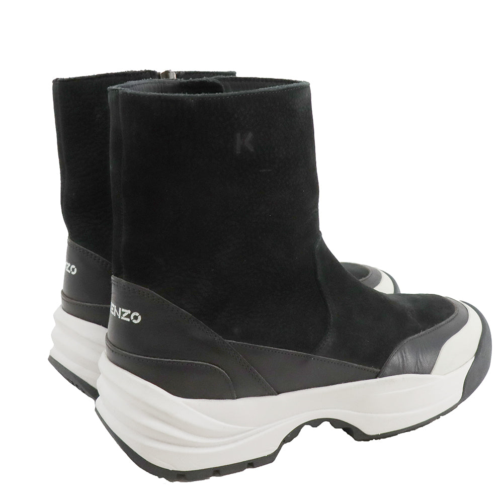 KENZO(ケンゾー) WORK BOOT サイドジップスエードブーツ 2BT060 ブラック