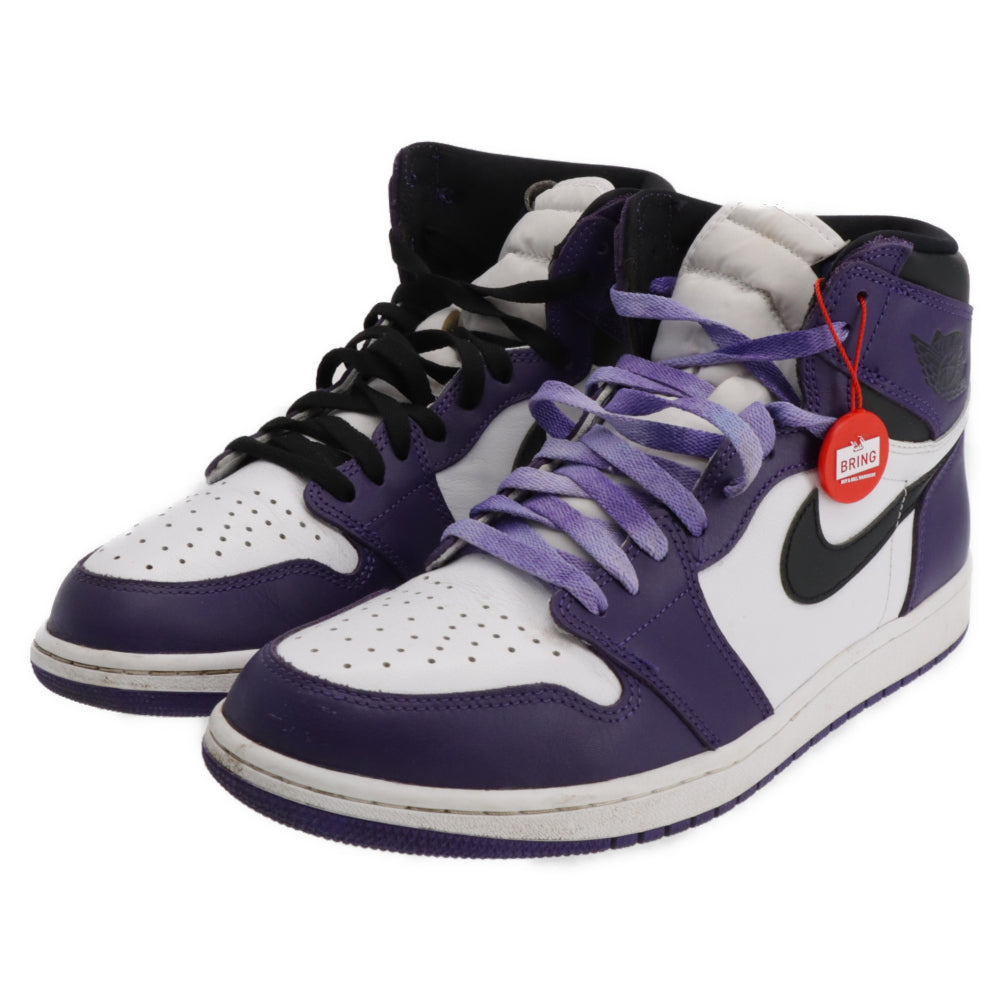 NIKE(ナイキ) AIR JORDAN 1 RETRO HIGH OG COURT PURPLE 555088-500 エアジョーダン1 レトロ ハイ コートパープル ハイカットスニーカー US11/29cm